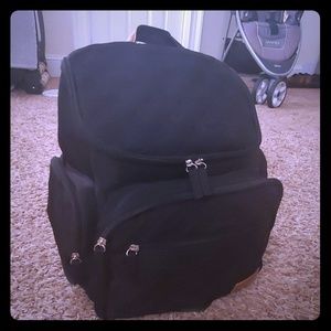 Black diaper bag